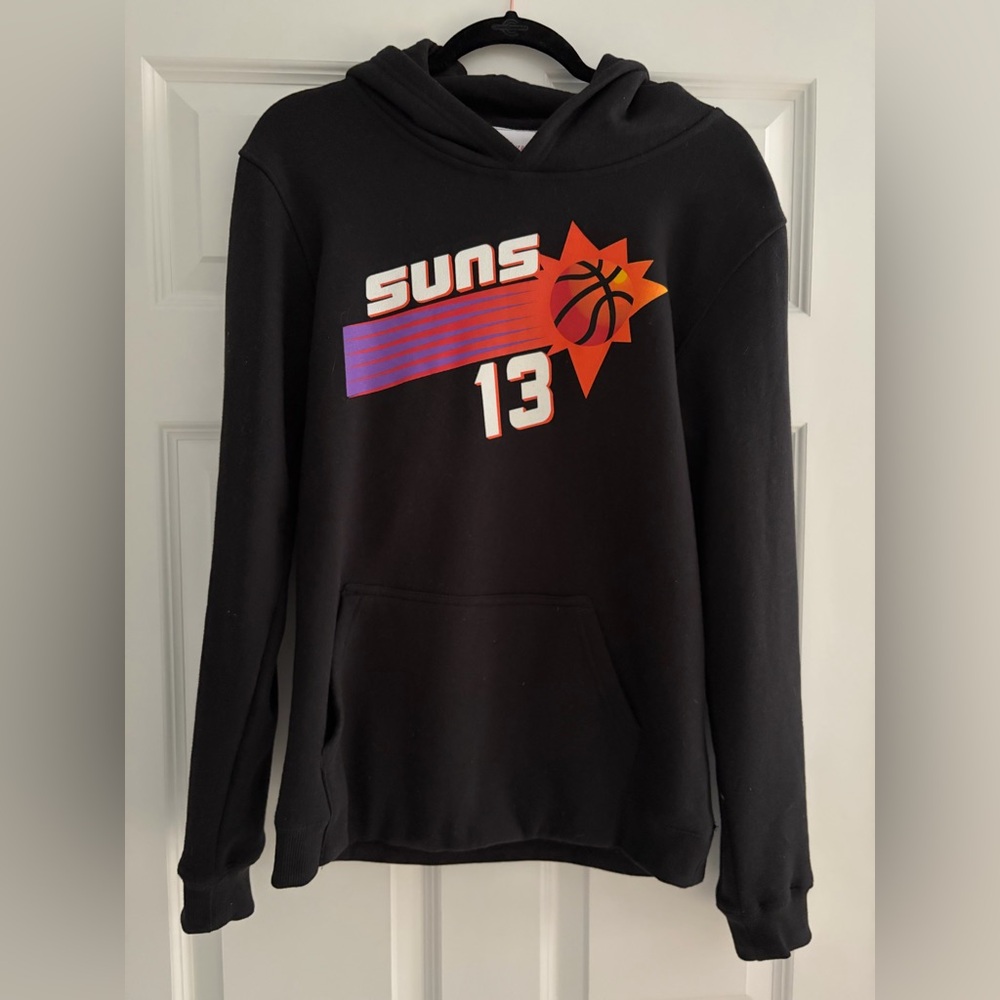 Mitchell & Ness Black Phoenix Suns Steve Nash Hoodie Youth XL
